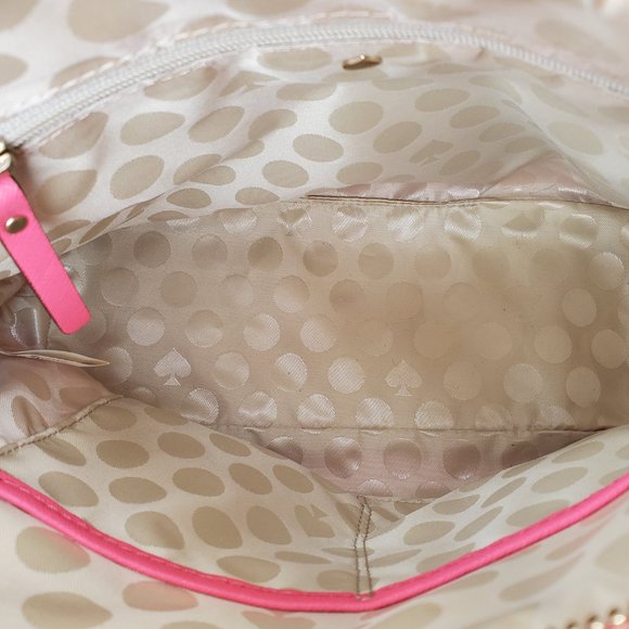 Kate Spade Pink Lazer Cut Dome Satchel - Picture 5 of 6